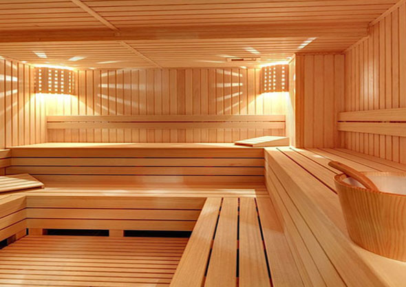 Traditional sauna bath